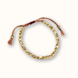 Geluksarmband - Goudkleurige Tibetaanse Armband
