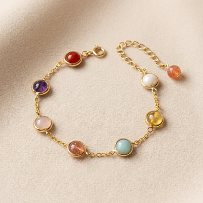 7 chakra armband