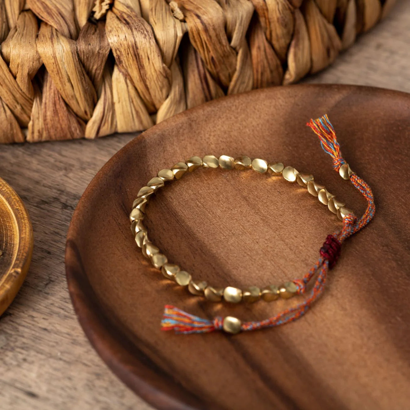 Geluksarmband - Goudkleurige Tibetaanse Armband