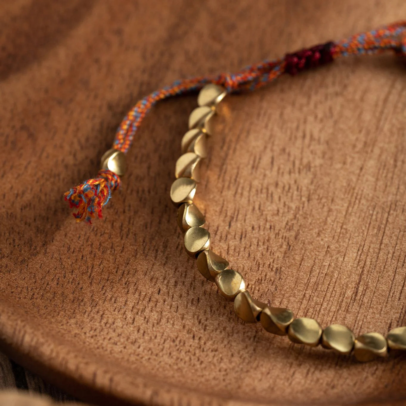 Geluksarmband - Goudkleurige Tibetaanse Armband