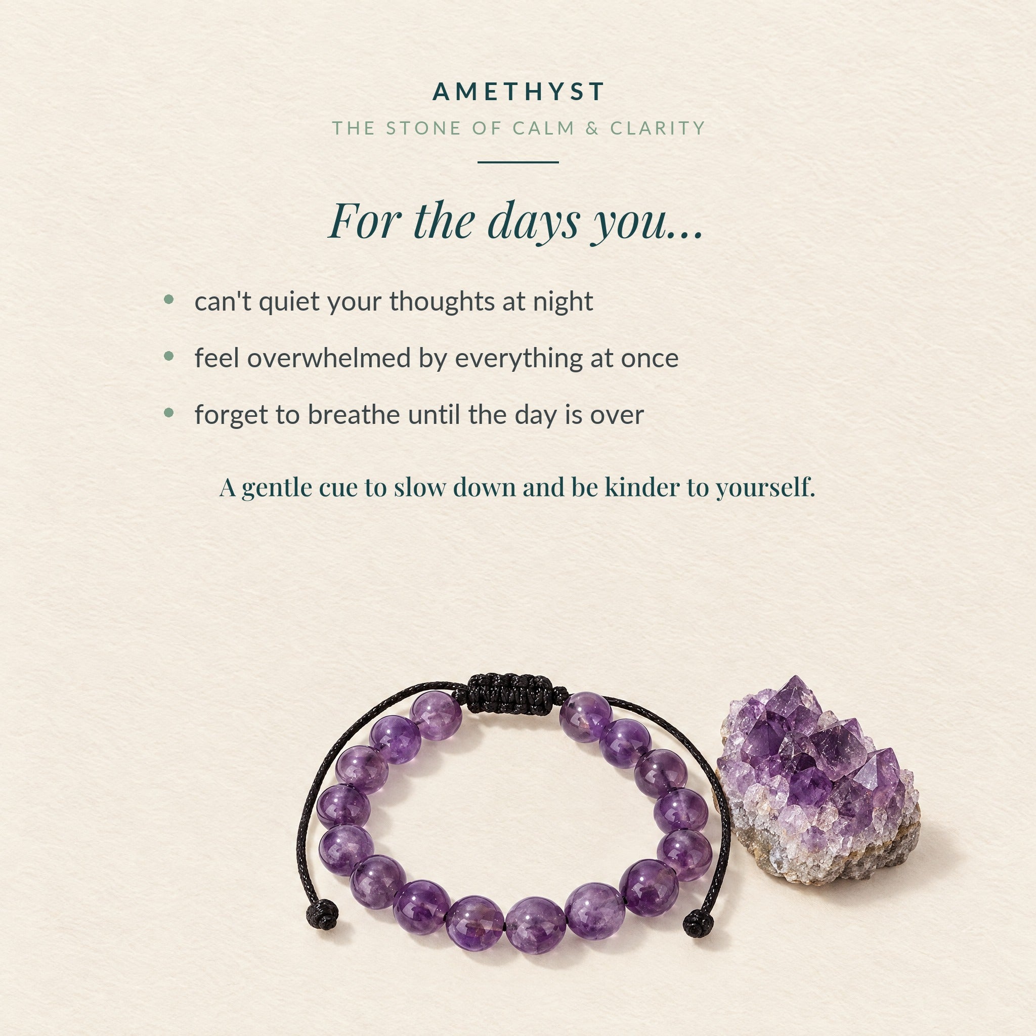 What amethyst is for, with three everyday moments it supports