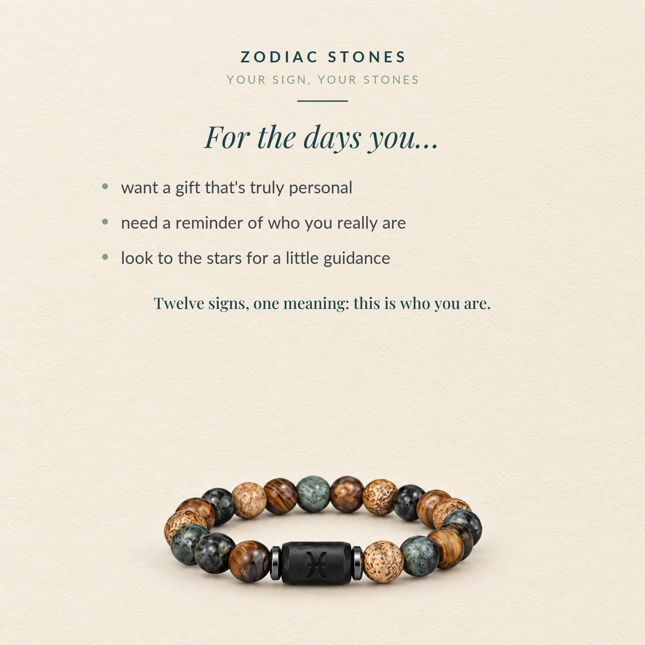 What the zodiac bracelet is for, with three everyday moments it supports
